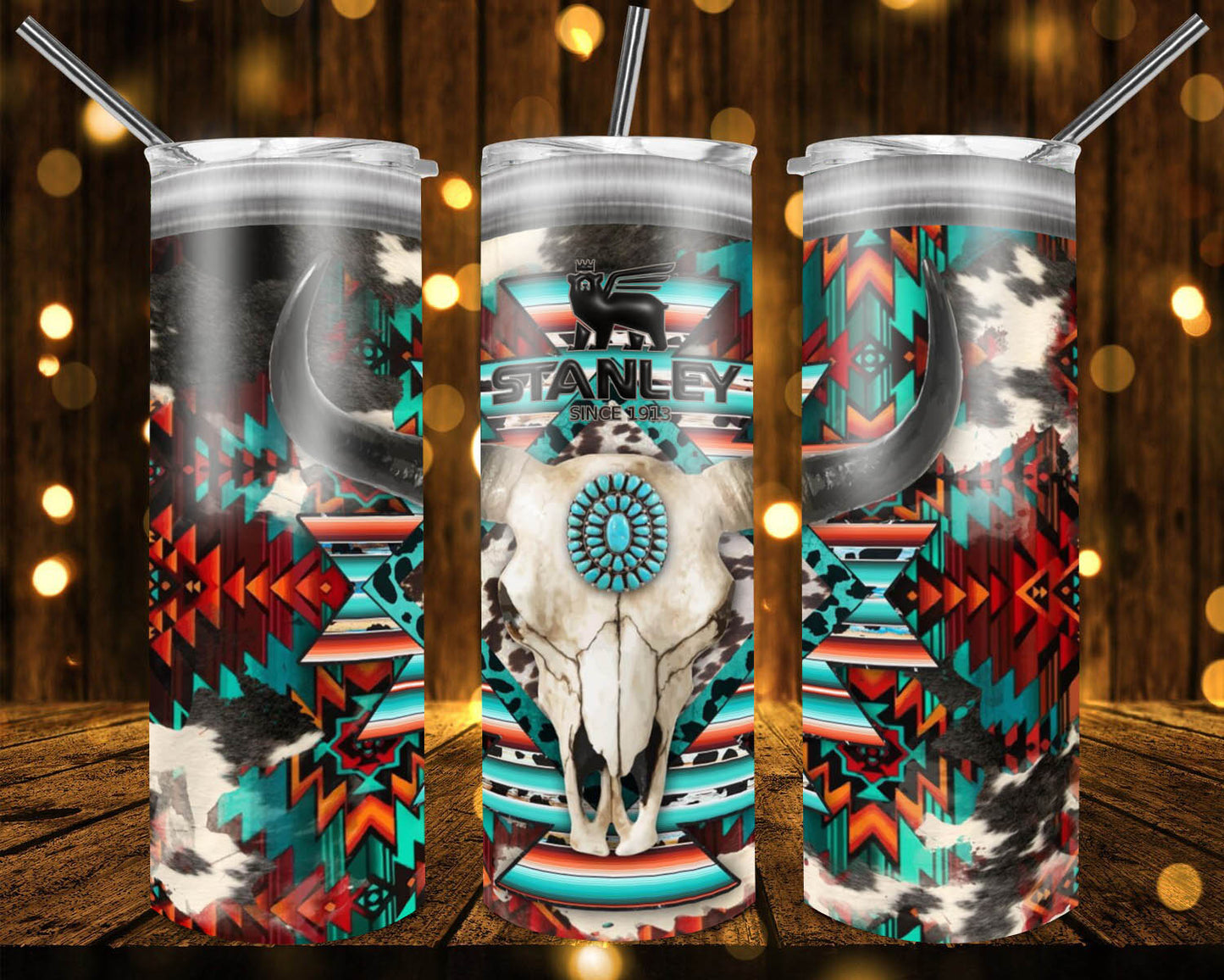 COWHIDE TUMBLER