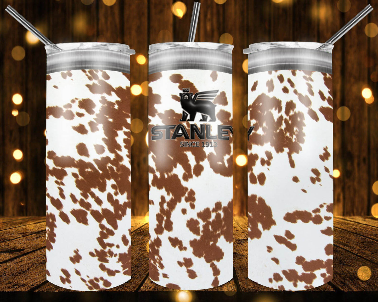 COWHIDE TUMBLER