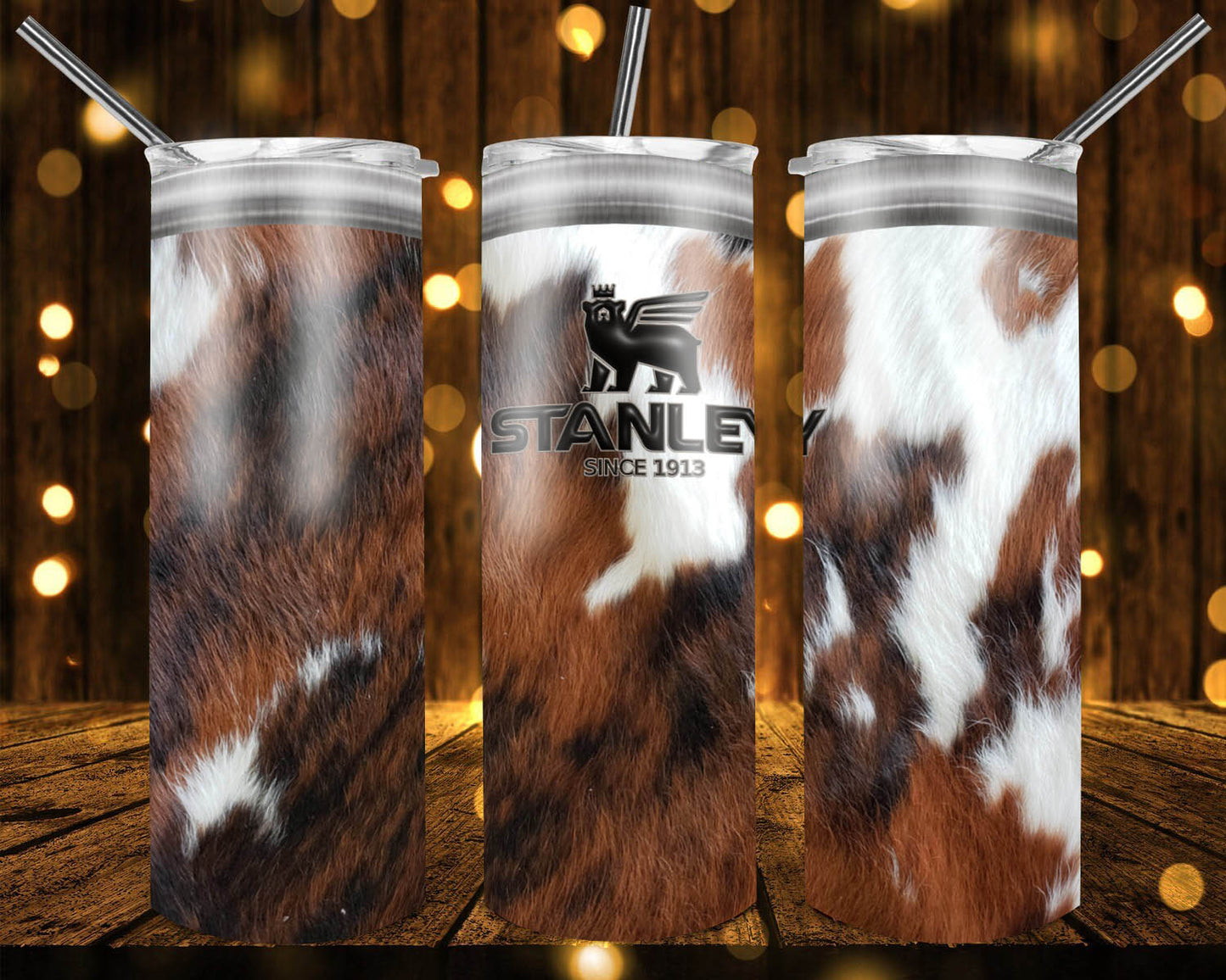 COWHIDE TUMBLER