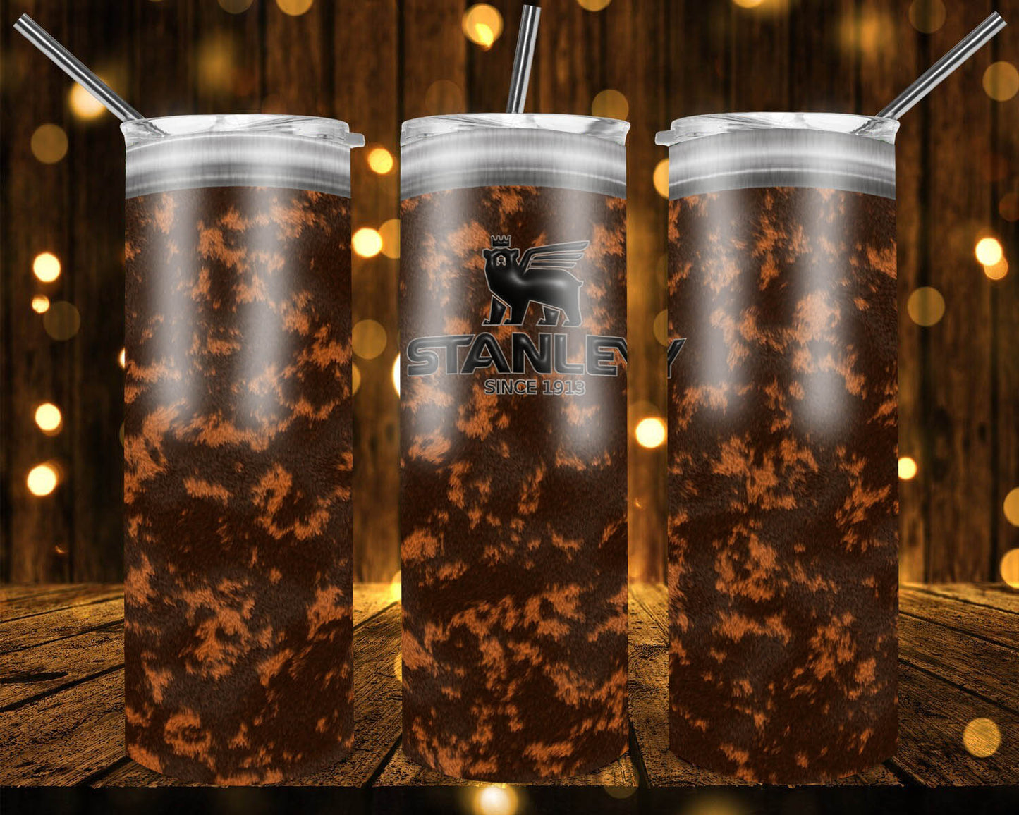 COWHIDE TUMBLER