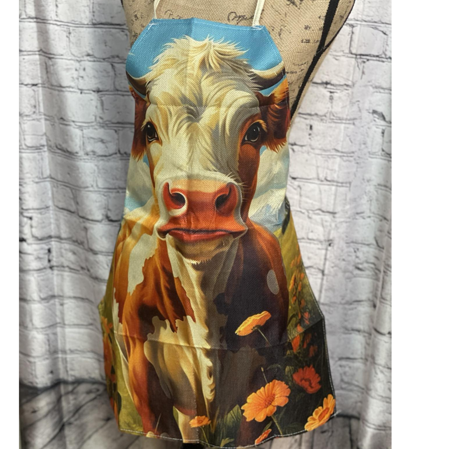COW WITH DARKER FLOWERS