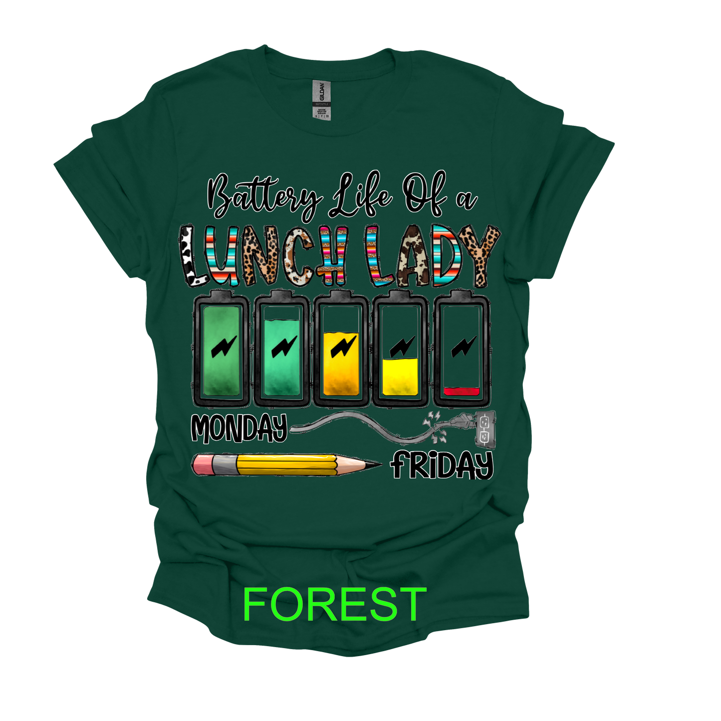 BATTERY LIFE OF A LUNCH LADY