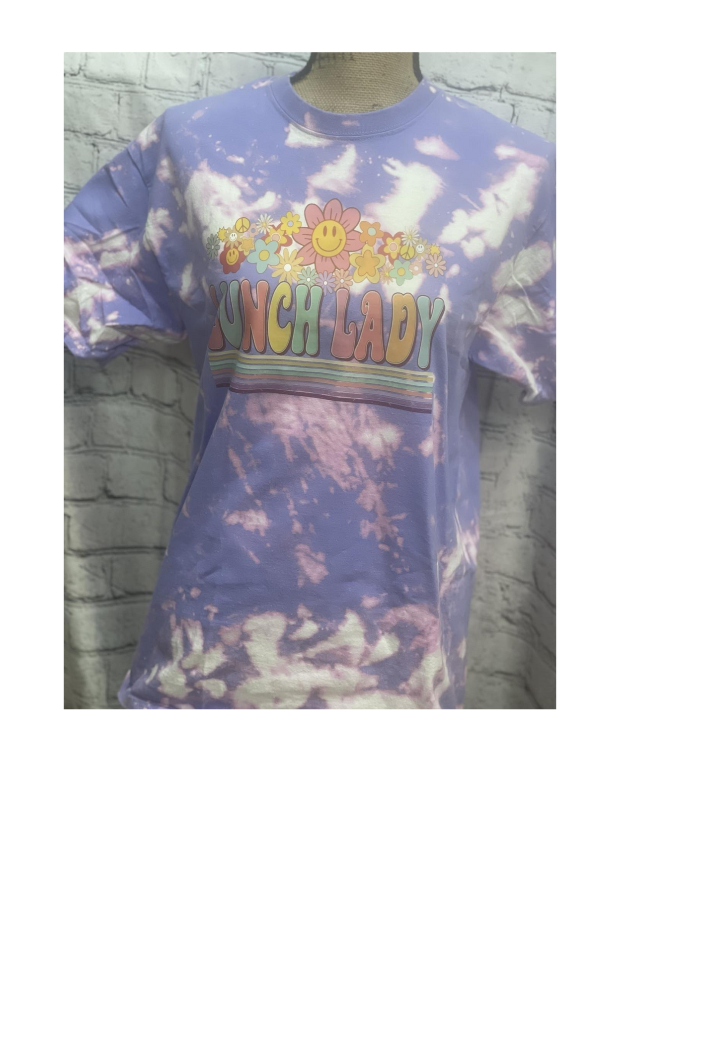 LUNCH LADY PURPLE BLACHED