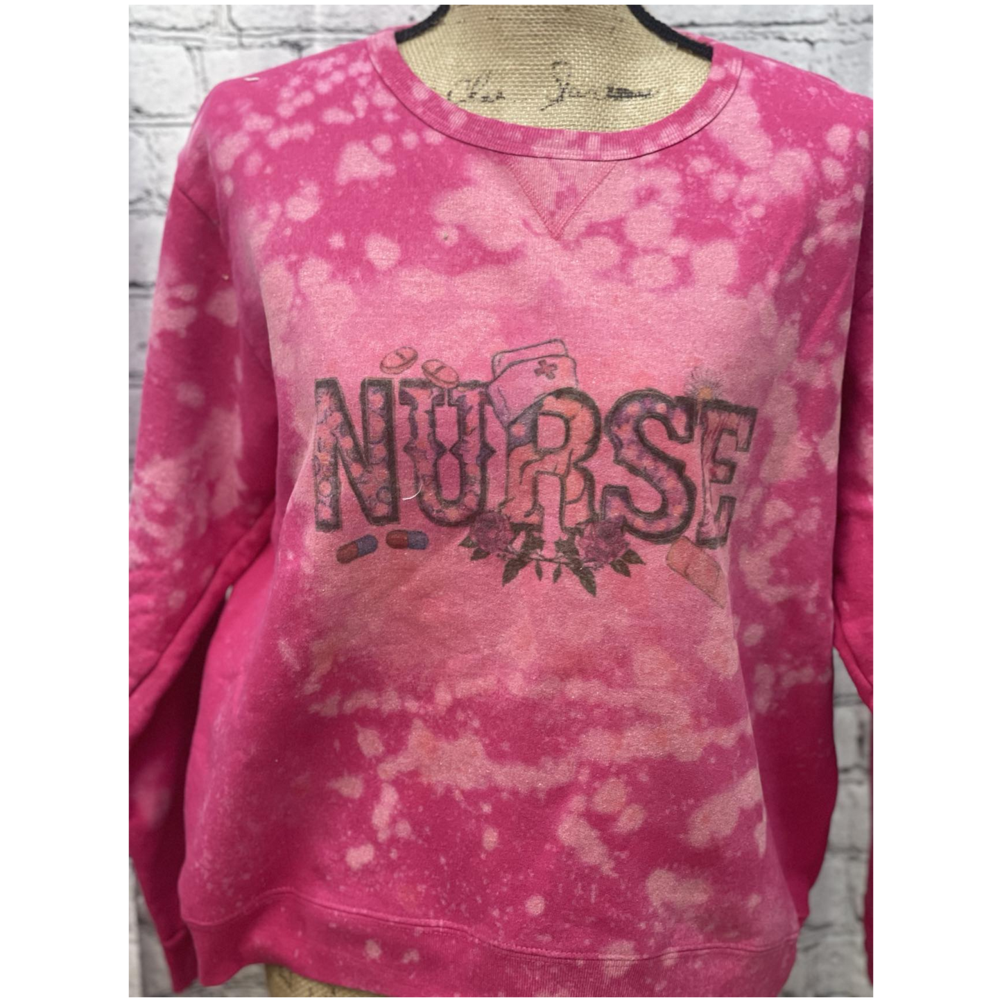 PINK NURSE SWEET SHIRT