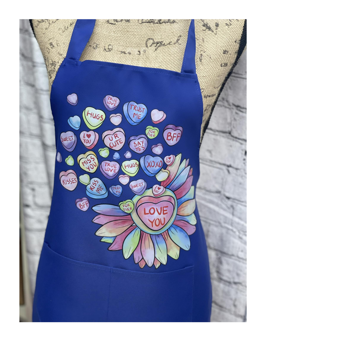 SUNFLOWER WITH HEARTS