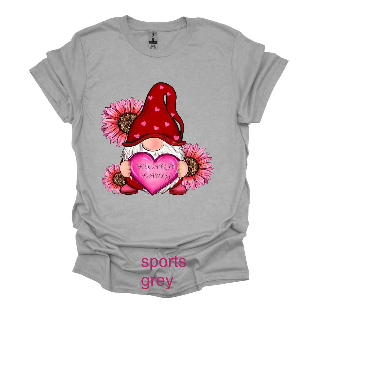 Gnome with flower and heart