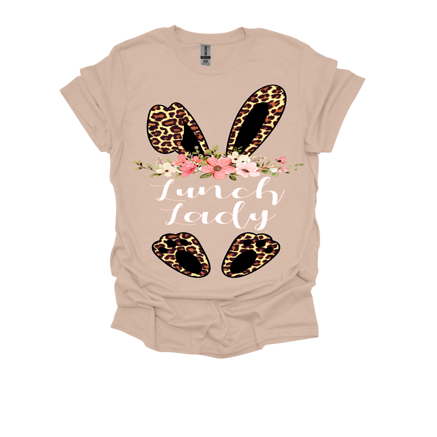 EASTER BUNNY LUNCH LADY SHIRT