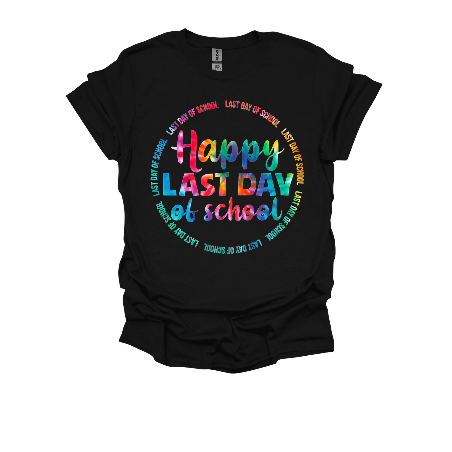 Happy last day of school circle