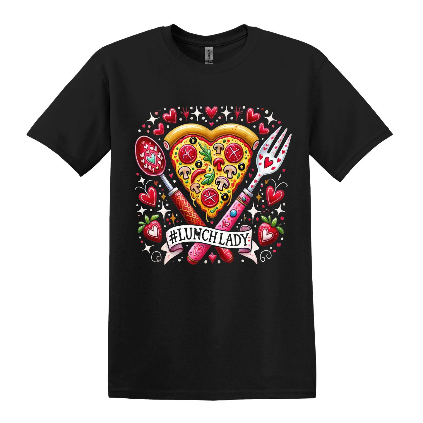 HEART, PIZZA LUNCH LADY