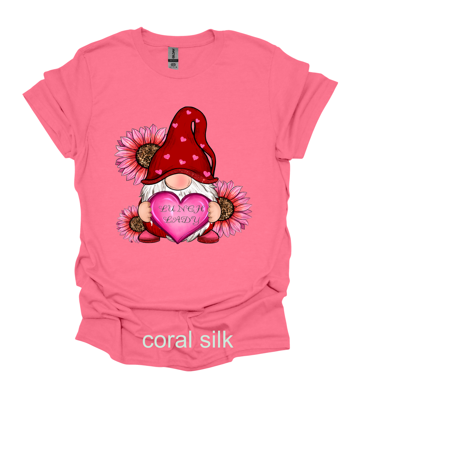 Gnome with flower and heart