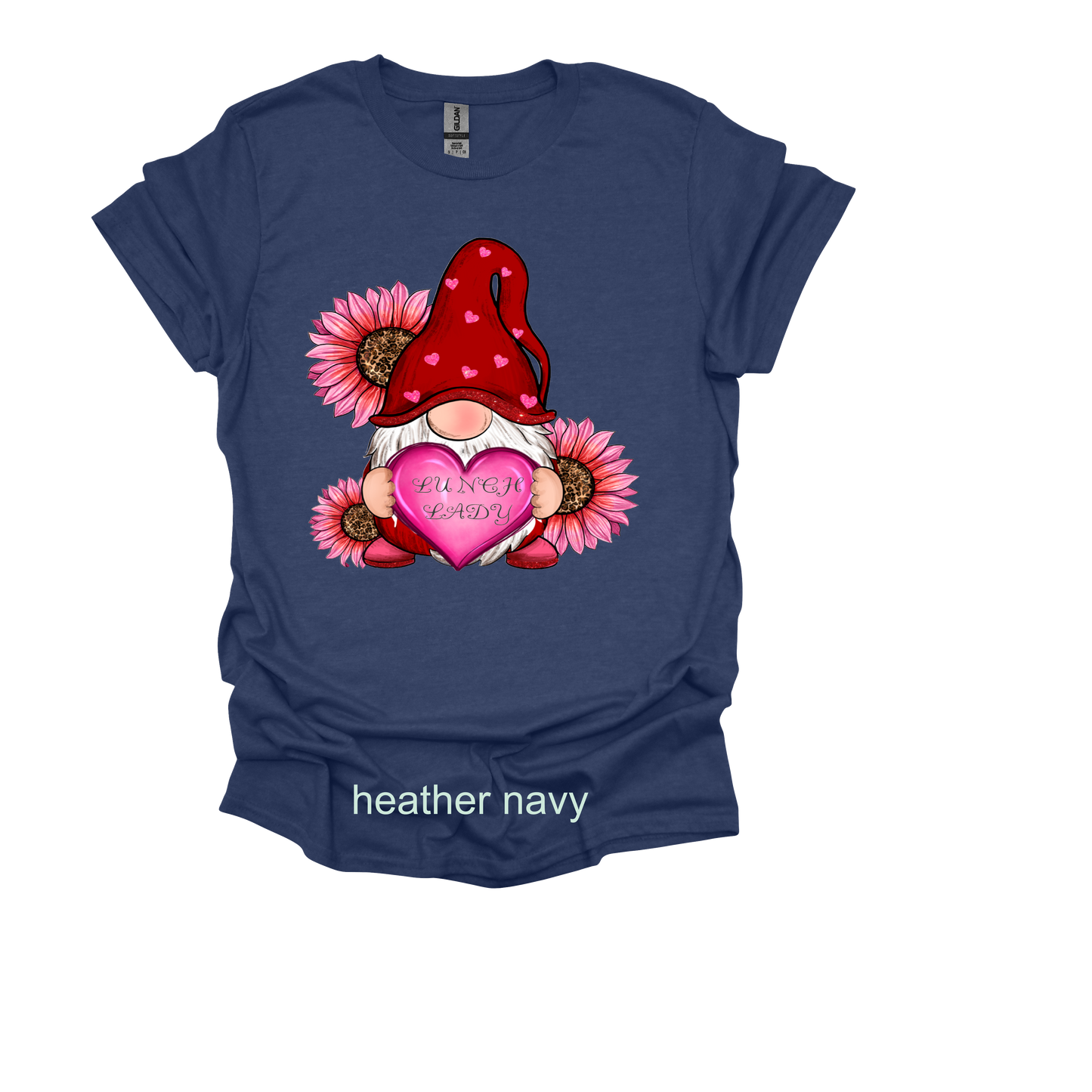 Gnome with flower and heart