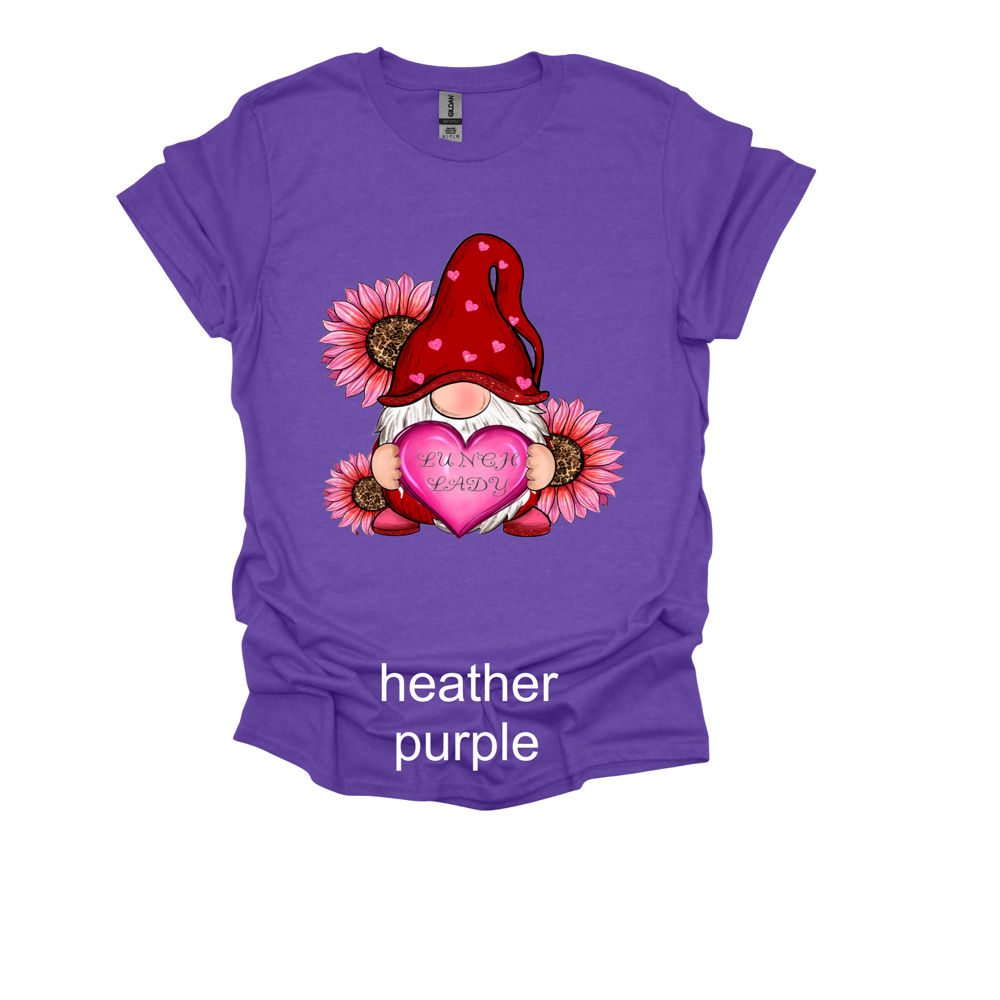 Gnome with flower and heart