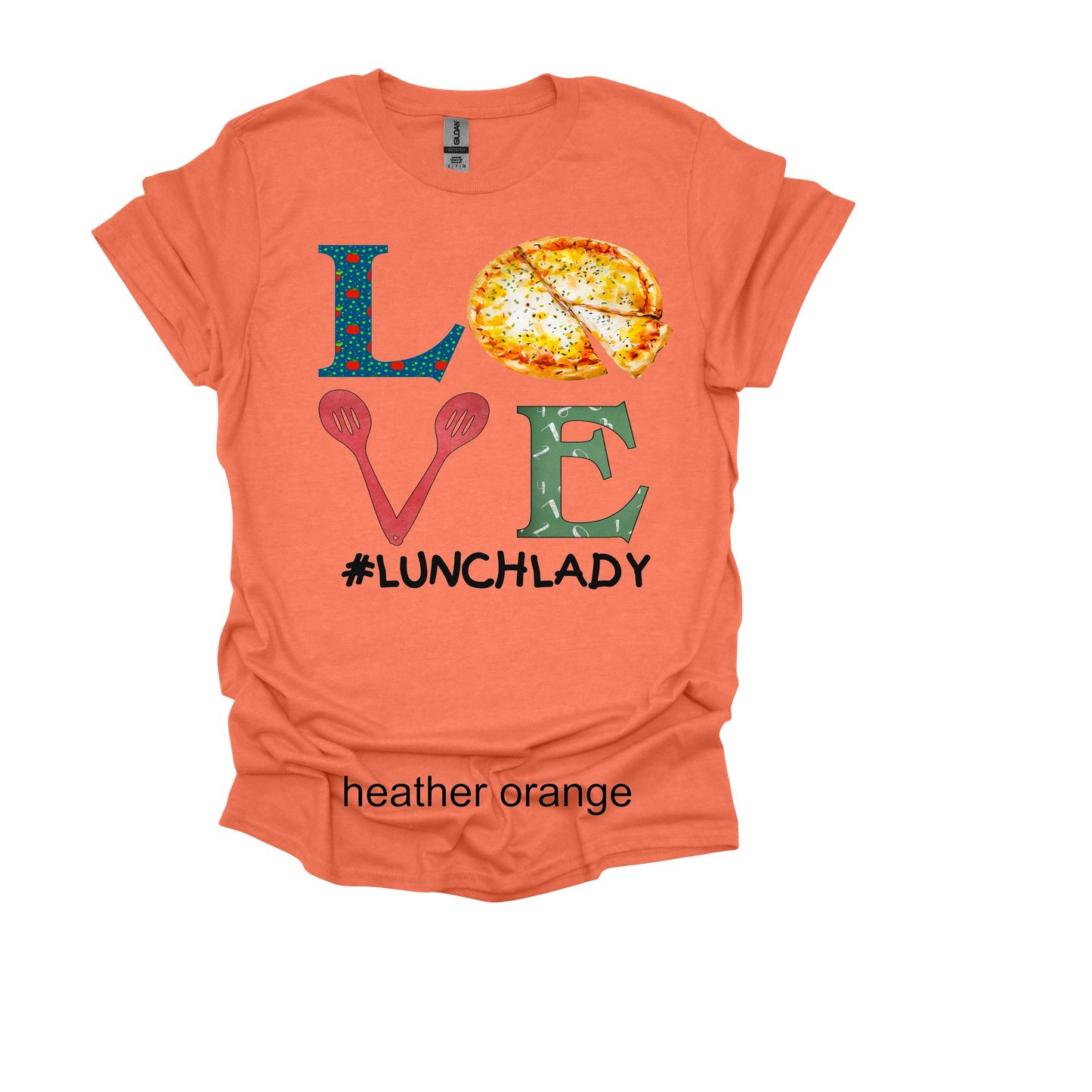 love pizza lunch lady shirt