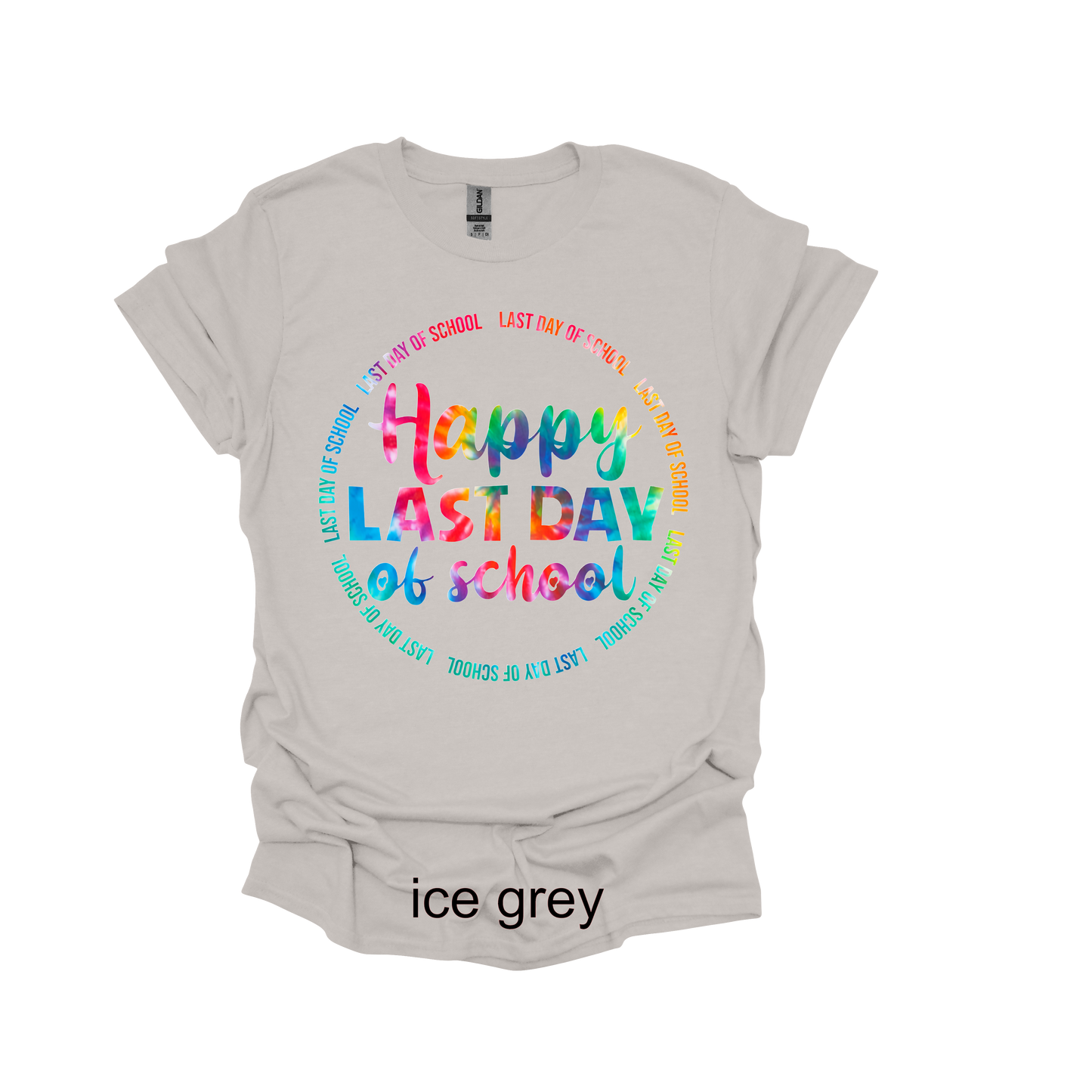 Happy last day of school circle