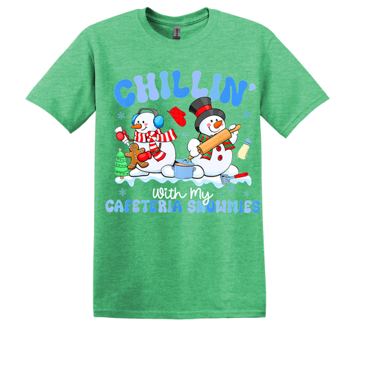 Chillin with my Cafeteria Snowmies